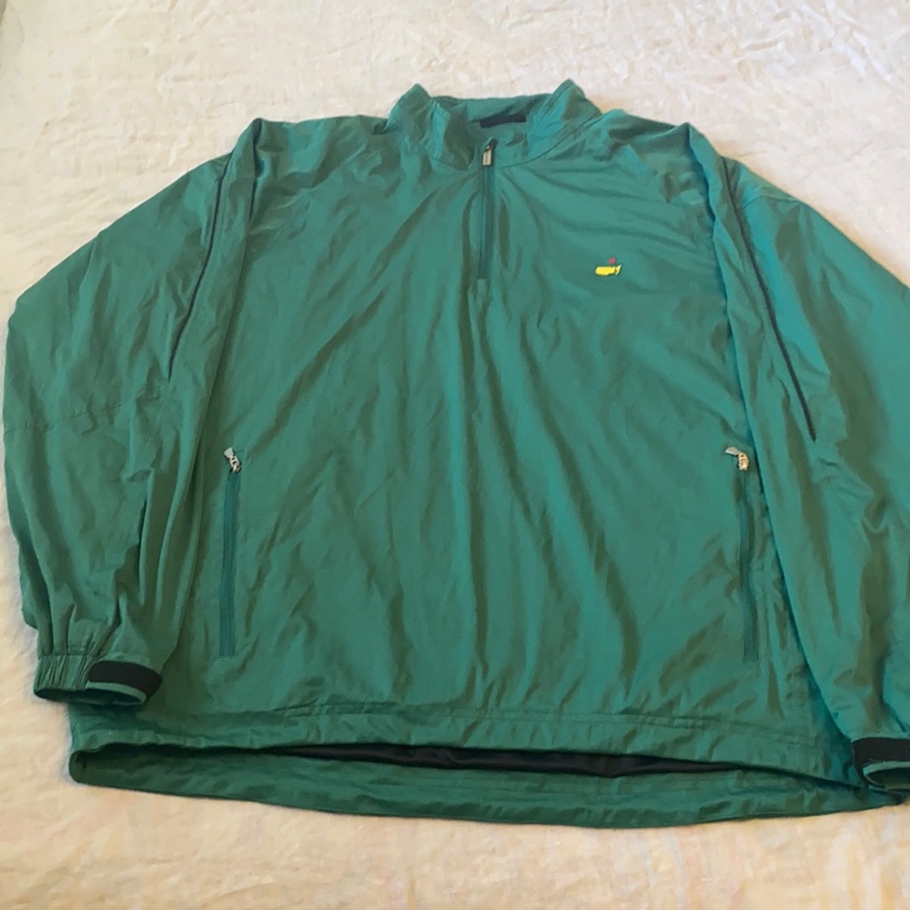 Men’s Masters Golf Green 1/4 zip pullover